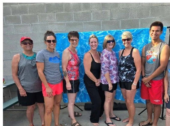 Legends of the Vale Pool Swim Camp volunteers